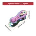 thumbnail image 2 of Uxcell 4pcs Bicycle Missing Link 11 Speed Reusable Steel Bike Chain Link Colorful, 2 of 7