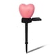 thumbnail image 5 of Cateissary Patio de jardín IPX5 Luz de estaca solar impermeable Césped al aire libre Lámpara LED en forma de corazón romántica Decoración Suministros Rosado 2piezas Cateissary CBP164216, 5 of 6
