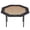 Brown, variant on 8 Player Foldable Poker Table, Portable Folding Game Table with Cup Holder and Chip Trays for Home Parties, Game Rooms