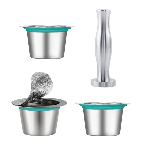 OULII Reusable Coffee Capsules in Assorted Colors, Compatible with Various Coffee Machines