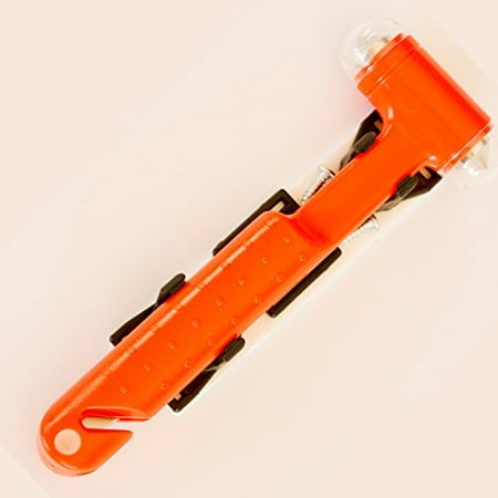 Best Emergency Car Survival Tool - Includes Glass Breaker & Seat Belt (Best Place To Get Car Parts)