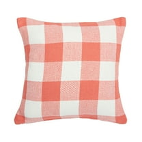 Franklin Coral Woven Accent Throw Pillow, 18" x 18"