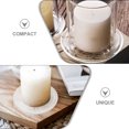 thumbnail image 6 of Raindrops 3 Pcs Pillar Glass Candlestick Tray Banquet 10.80X10.80X1.20CM, 6 of 8