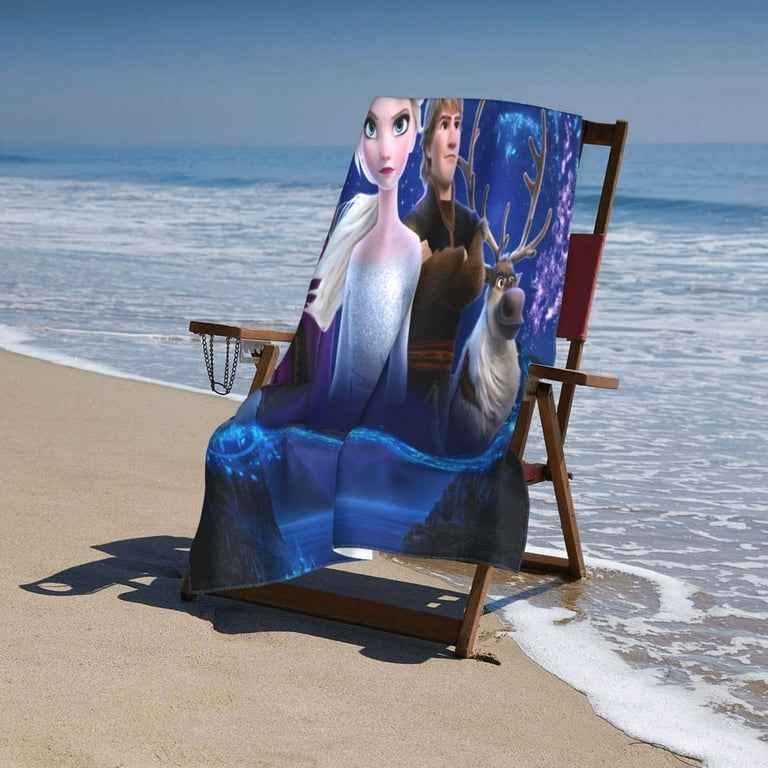 Frozen Luxury Beach Towel Microfiber Anime Picnic Bath Pool Yoga Towel Soft Quick Dry Sand Proof Pool Swimming Beach Towels for Women Men Boys Girls 52x32 Inch Walmart