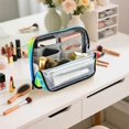 thumbnail image 7 of Standing Pencil Case with Base Large Capacity Stationery Pouch Pen Bag with Zipper for Women Men Tie-dyed Colorful Spiral Pattern, 7 of 7