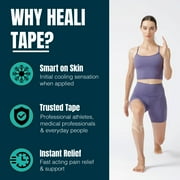 شريط علم الحركة Heali ECO، المنثول والمغنيسيوم، 20 شريطًا مسبقًا، قطن، بيج