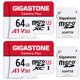 thumbnail image 1 of Tarjeta micro SD Gigastone 64 GB, paquete de 2, cámara Plus UHS-I U3 V30, 1 of 7