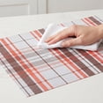 thumbnail image 4 of Unique Bargains Placemats Set of 6 Placemats for Kitchen Dining Table Washable Red, 4 of 7