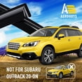 thumbnail image 4 of AEROGUYS Extra Durable Window Deflectors Tape-On Window Visors Rain Guards Fit for Subaru Outback 2015-2019, Sun Visors, Wind VentVisors, Exterior Car Accessories - 6 pcs. AG0302, 4 of 9