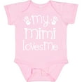 thumbnail image 3 of Inktastic My Mimi Loves Me Grandkids Boys or Girls Baby Bodysuit, 3 of 5