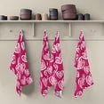 thumbnail image 5 of SKYSONIC Valentine's Day Love Heart Kitchen Towel Set of 4, Super Soft Absorbent Hand Towel Tea Towel Home Restaurant Tableware Cleaning Rag for Kitchen, Hotel, Beach, Bathroom, Gym, etc., 5 of 7