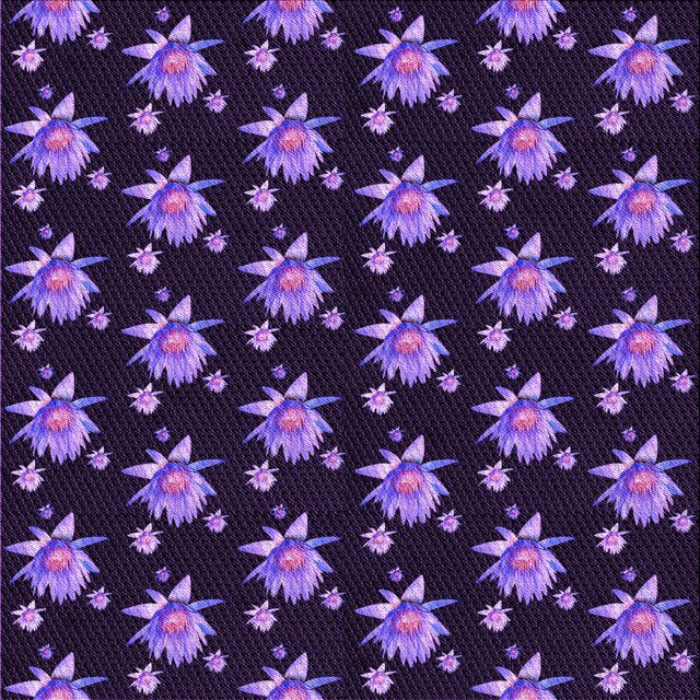 Ahgly Tapis d'Intérieur Lavable en Machine Carré Transitionnel Violet Profond, 5 Pieds Carré