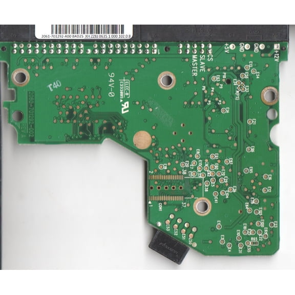 WD800JB-00JJC0, 2061-701292-A00 BAD25, WD IDE 3.5 PCB