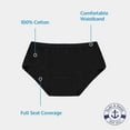 thumbnail image 6 of SOCKS'NBULK 48 Pack of Womens Underwear Panties in Bulk, Wholesale Ladies Brief Underpants, Homeless Charity Donation Black, 6 of 7