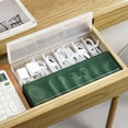 thumbnail image 3 of Bewildely Caja de almacenamiento de cables 7 compartimentos Estuche para cables Organizador de almacenamiento resistente a los golpes Gadgets para Almacenamiento y organización del hogar Blanco Bewildely HA079043-02, 3 of 6