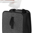 thumbnail image 5 of Unique Bargains Car Trash Can Hanging Front Rear Seats Fabric Trash Bin Silver Tone Black 1 Pcs, 5 of 6