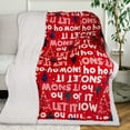 thumbnail image 5 of Gogreen Christmas Sherpa Fleece Throw Blanket for Couch Bed Sofa Adults -Soft and Warm Blanket for Winter, Thick and Fuzzy Throw Blanket, Christmas Red, 60x80 Inches, 5 of 5