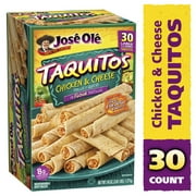 Jose Ole Chicken & Cheese Flour Taquitos, 45 oz, 30 Count (Frozen)