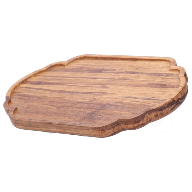 Bamboo Tea Plate,Simple Tea Tray Bamboo Bamboo Serving Tray Tea Serving Tray Enhanced Durability