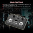 thumbnail image 3 of KOKKO Multifonctions Tambour & Looper Effet Pédale Tuner BT Page-Turner Phrase Boucle Enregistrement Tambour Machine Effet Compact Pédale Instrument de Musique Portable Effet Pédale Tuner Numérique, 3 of 7