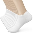 thumbnail image 2 of Jtbuh XLYWomen's Ankle Cotton Socks - Low Cut Athletic Running Soft Thin No Show White Socks With Tab 6 Pairs, 2 of 6