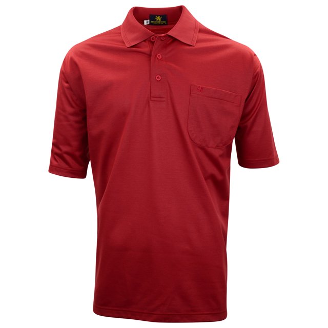 Manchester Polo Tallas Extras Rojo, XXG Manchester 3093L