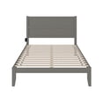 thumbnail image 3 of AFI NoHo Transitional Solid Wood Queen Platform Bed with USB Charger in Gray, 3 of 6