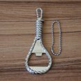 thumbnail image 5 of Naierhg Zinc Alloy Rope Keychain Shaped Beer Bottle Opener Kitchen Bar Restaurant Tool, 5 of 8