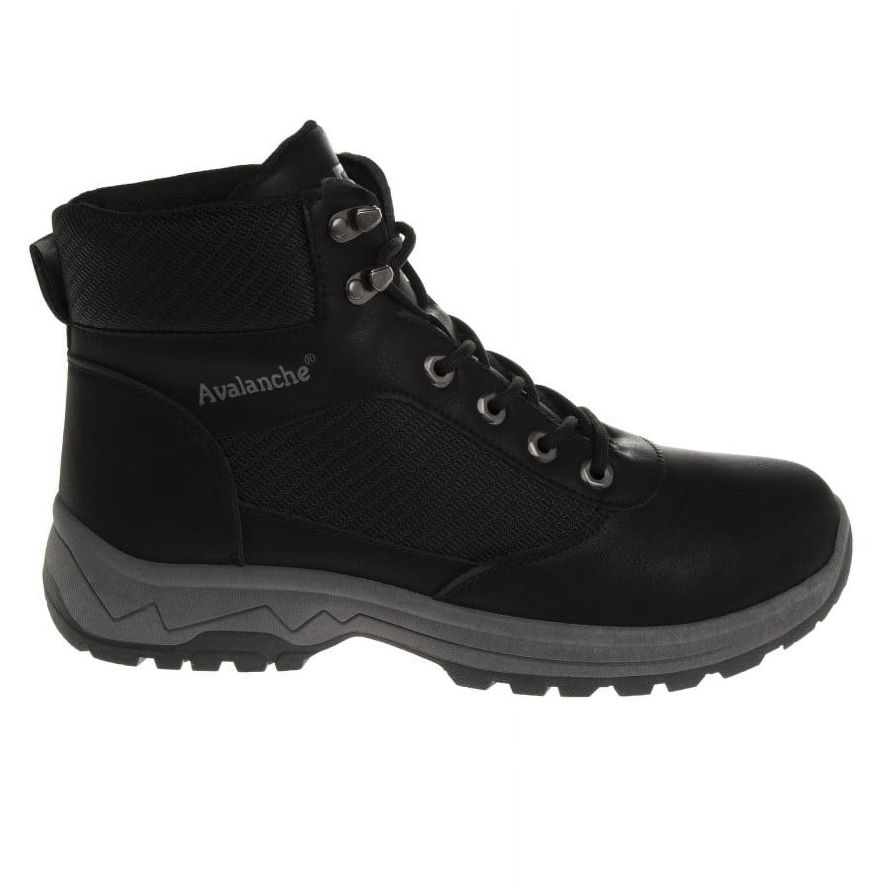 Avalanche Men's Casual Boots - Black, Size: 10.5