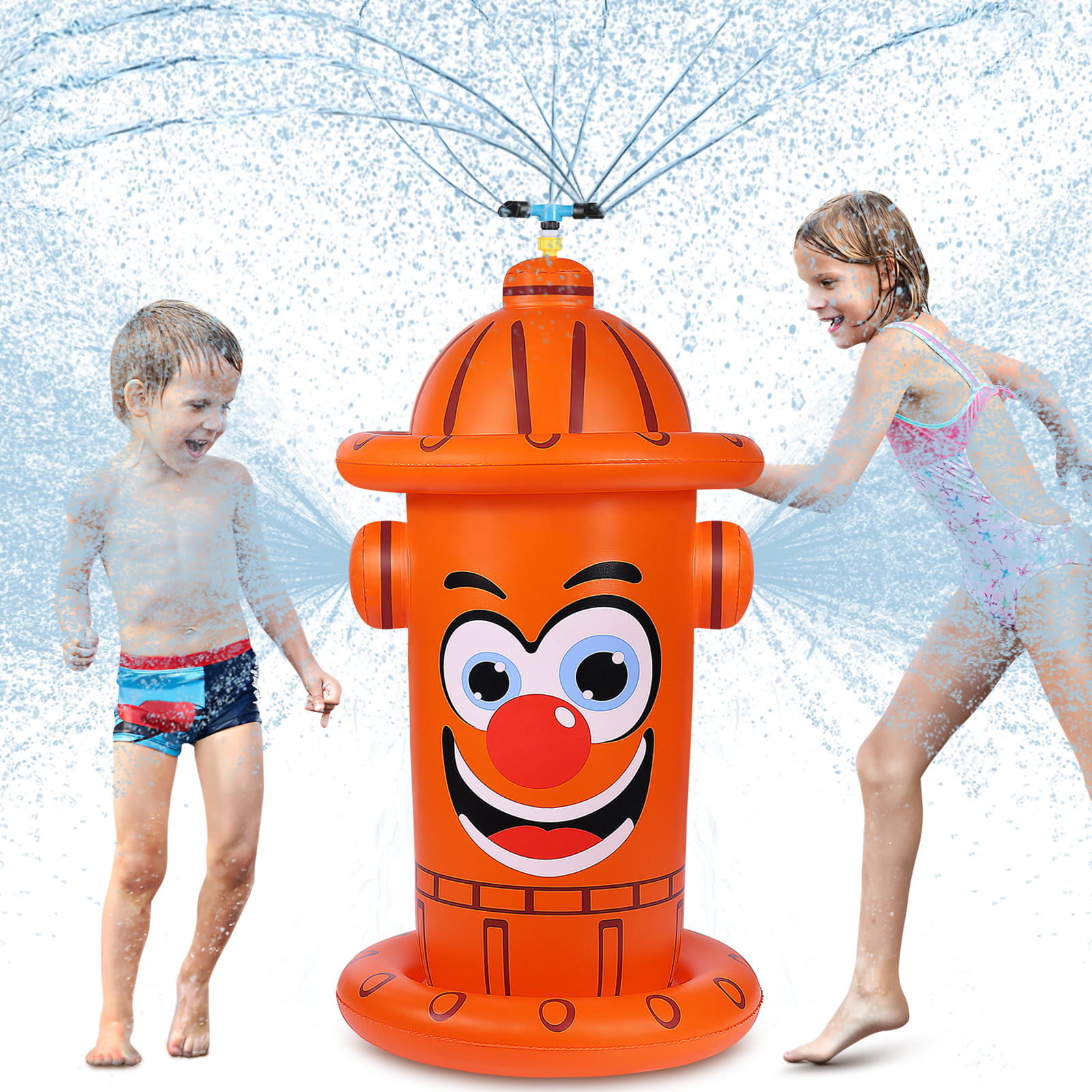 One Size Toy Inflatable Fire Hydrant SS-UST-IN375 U.S Multicolor 