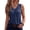 Royal Blue, variant on MOYIKO Tank Tops for Women Summer Sleeveless V Neck Pleated Tops Loose Fit Casual Trendy Basic
