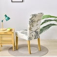thumbnail image 3 of Printed Dining Chair Cover,Set of 2/4/6 Chair Slipcover Universal Removable Washable Anti-Dust Soft Furniture Protector Stretch Parsons Chair Protector for Living Room Hotel Banquet Decor-2-B, 3 of 9