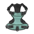 thumbnail image 4 of Lsque Wood Grain Dog Harness, No-Pull Pet Harness with 2 Leash Clips, Adjustable Soft Padded Dog Vest with Easy Control Handle for Large Dogs-Large, 4 of 9