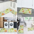 thumbnail image 5 of Pioneer Flower Floral Print Pattern Kitchen Rugs Sets Of 2,Anti Fatigue Kitchen Mat Rugs Non Slip Washable,Decorative Kitchen Floor Mats for Kitchen,Sink,Laundry,17"x30"+17"x47", 5 of 7