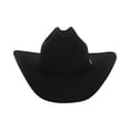 thumbnail image 3 of Sombrero Vaquero Stetson Apache 4X de Fieltro Negro de Búfalo para Hombre, 3 of 5