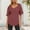 Hot Pink, variant on WXLWZYWL Hoodies for Women Short Sleeve Tops Drawstring Hooded Summer Tops Loose Fitted Blouses with Pockets