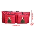 thumbnail image 3 of Uuiauoio Christmas Tree Storage Bag,Large Capacity Quilted Cover for Artificial Trees and Garlands, Double Zipper Protective Container for Holiday Decor, Durable Fabric Organizer for Garage and Attic, 3 of 6