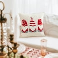 thumbnail image 4 of Lilixerw Christmas Gnome Pillow Covers,17.7x17.7 Inch,Merry Xmas Decorations Outdoor Throw Pillow Covers,Winter Holiday Square Pillowcases,for Patio Sofa Couch Bedroom Decorative, 4 of 6