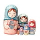 thumbnail image 2 of 6 piezas de muñecas rusas Matryoshka de madera, muñecas anidadas, juguetes coleccionables hechos a mano, arte popular decorativo, adecuado para regalar, decoración del hogar, Estilo B, 2 of 9