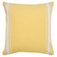 thumbnail image 6 of Laddha Home Designs Handwoven Geometric Striped Cotton Throw Pillow Cover - 20" - Yellow and White, 6 of 9