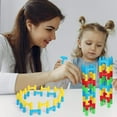thumbnail image 5 of PlayBuild Pilo Building Blocks - H Blocks Bridge Constructor Stacking Toy - Fun Educational Construction Toys - Pillar Arch Aqueducts Build with Easy Plastic Storage Container, 5 of 7