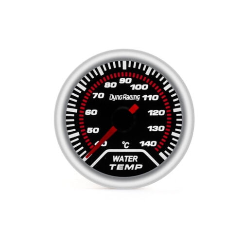 2'' 52mm Car Smoke Lens LED Indicator Pointer Water Temp Temperature Gauge Meter