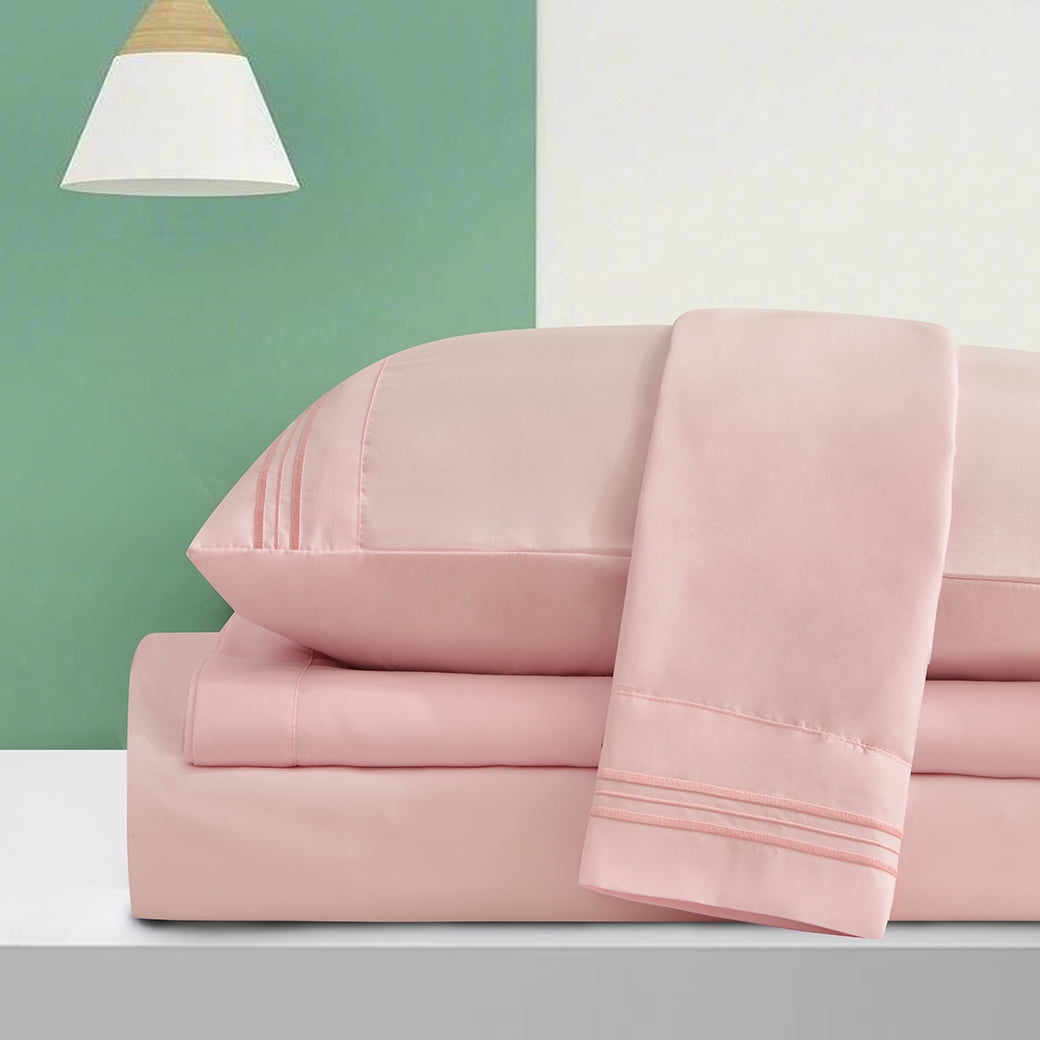 Dream Sleep Rayon Made from Bamboo Bed Sheets SetUltra Soft SheetsDeep Pockets 16"Wrinkle