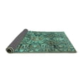 thumbnail image 2 of Ahgly Company Indoor Rectangle Persian Turquoise Blue Traditional Area Rugs, 7' x 9', 2 of 4