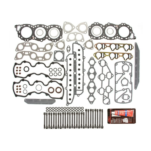 Evergreen HSHB3023 Head Gasket Set Head Bolts Fit 86-95 Infiniti Nissan Mercury V6 SOHC 3.0 SOHC VG30E