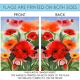 thumbnail image 5 of Toland Home Garden Watercolor Poppies Flower Flag Double Sided 28x40 Inch, 5 of 5