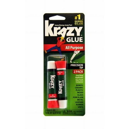 Krazy Glue KG517 Instant Krazy Glue All Purpose 0.07-Ounce (Best Glue For Pot Metal Repair)