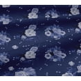thumbnail image 4 of oneOone Cotton Jersey Navy Blue Fabric Florals Dress Material Fabric Print Fabric By The Yard 58 Inch Wide-RIU, 4 of 4