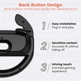 thumbnail image 6 of Steering Wheels Designed for Switch 2 Joy-Con Controllers,Racing Wheels for Mario Kart 9/8 Deluxe, Simulates Realistic Racing Experience, Nintendo Switch 2 Steering Wheel Joycon Controller Accessory, 6 of 7
