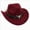 A10-Wine, variant on Toddler Cowboy Hat, Felt Cowboy Hats for 1-15, Western Cowgirl Costume for Kids, Boy and Girl Red 3-8 Years